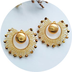 Aretes Tejidos a mano