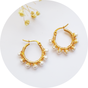 Candonga en ACERO Y Perla Shell